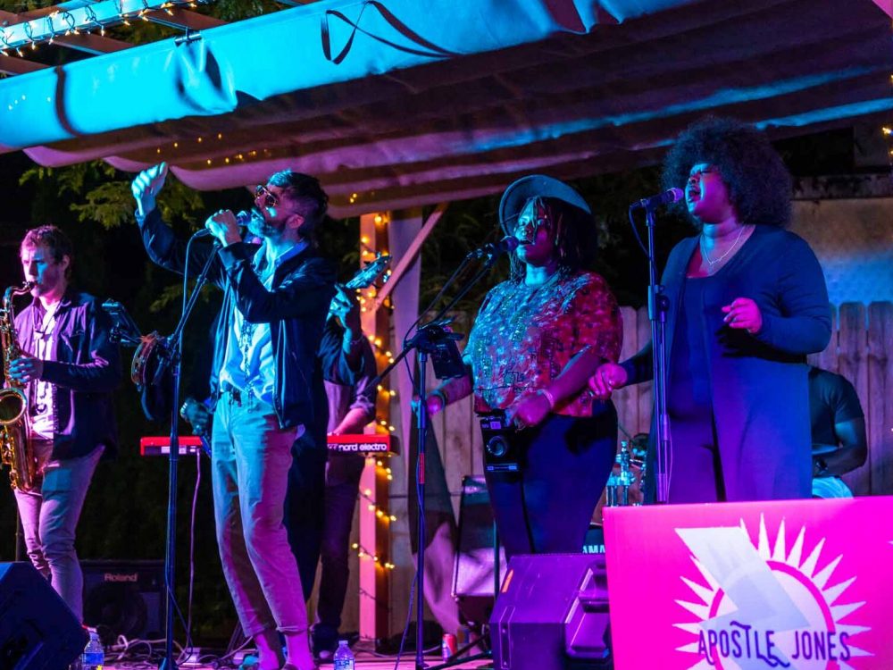 Apostle Jones performs at Moondance at BAYarts