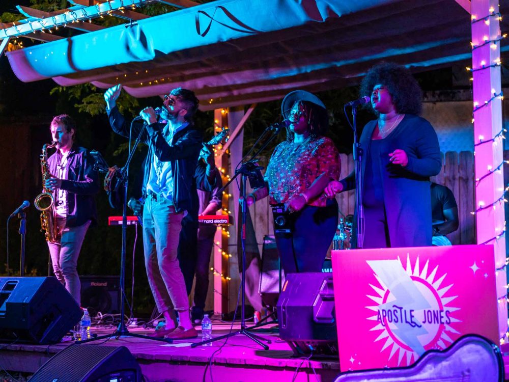 Apostle Jones performs at Moondance at BAYarts